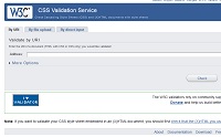 W3C CSS Valicator